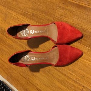 Jeffrey Campbell | Red Suede Heels | 7.5